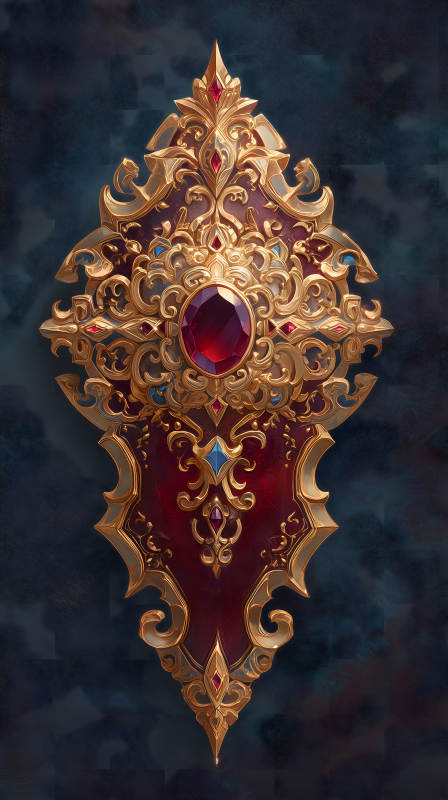 華麗的寶石裝飾品-圖片