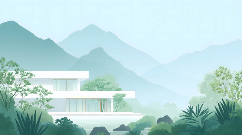 山水之间现代建筑风光-图片