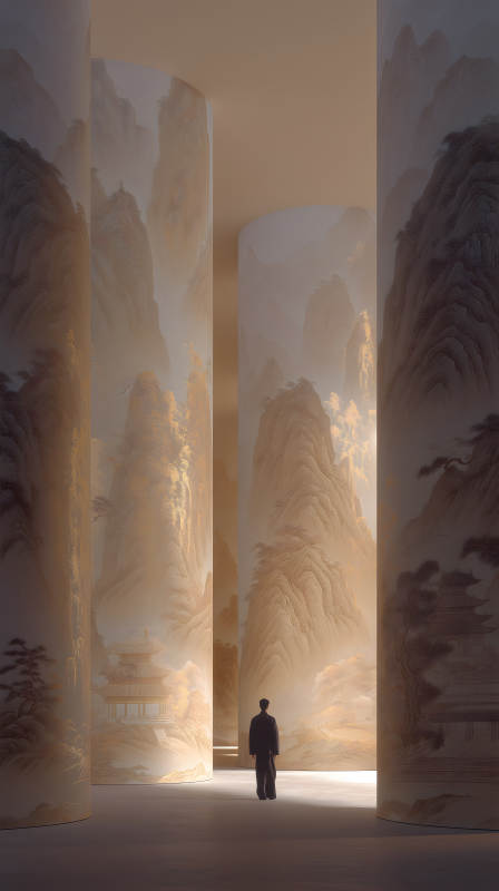 山水畫卷沉浸式體驗-圖片