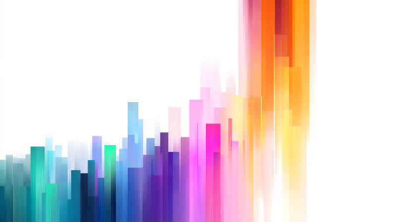 彩色線條構(gòu)成的抽象背景-圖片