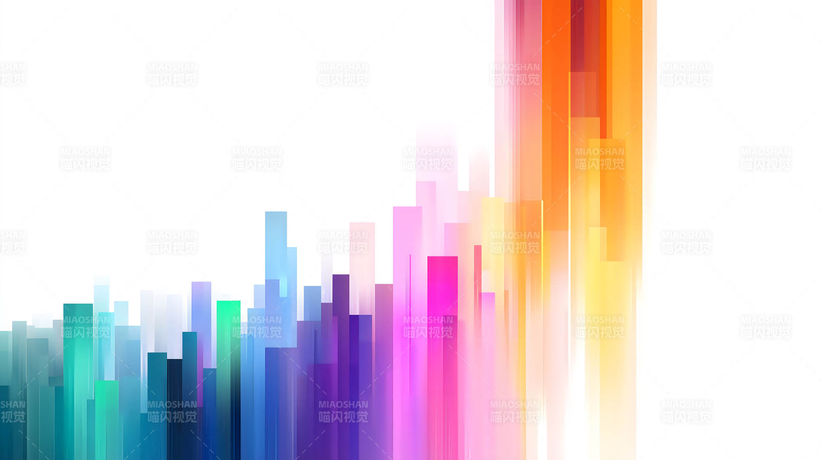 彩色线条构成的抽象背景-图片