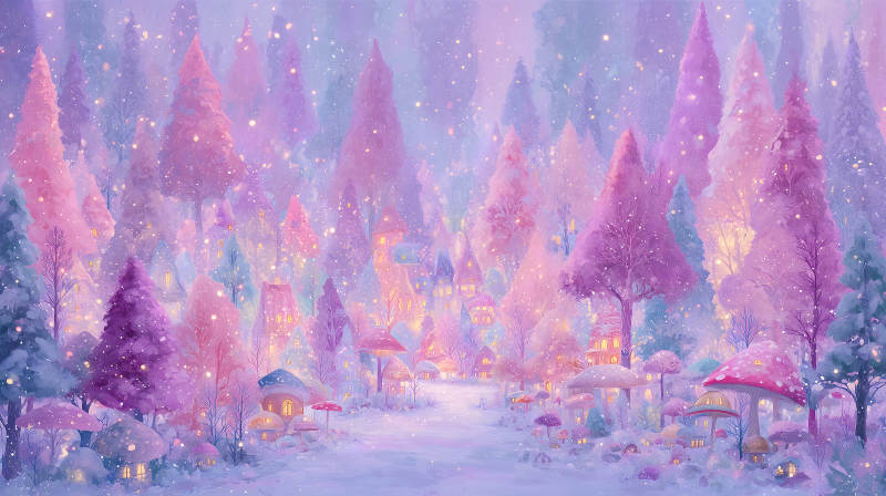 夢(mèng)幻仙境般的童話森林-圖片