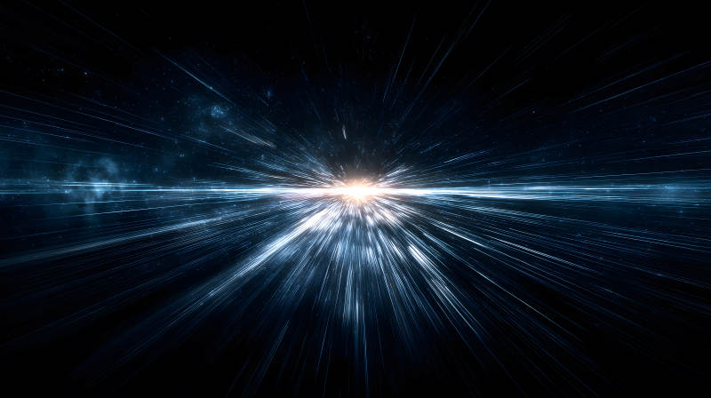 宇宙星空光速穿越景象-圖片