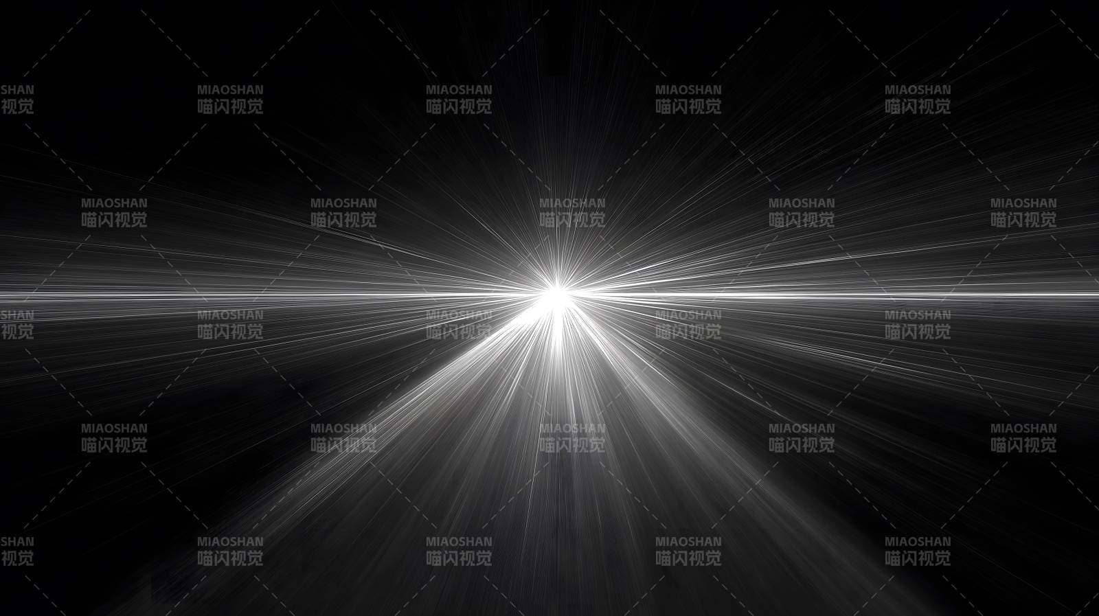 黑白光芒耀眼绽放-图片