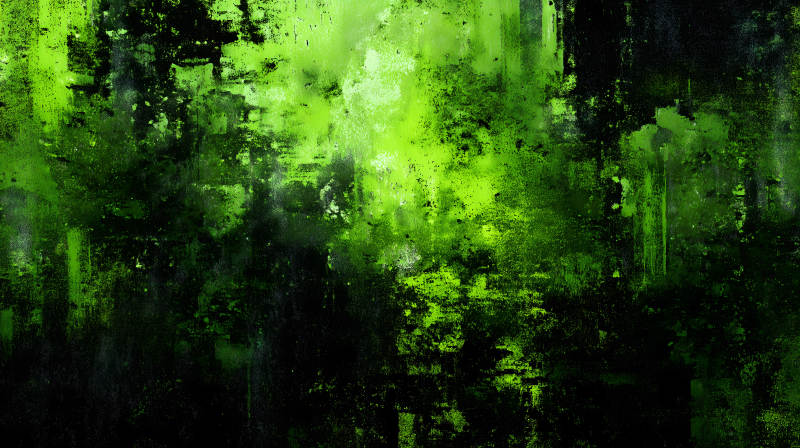 抽象綠色與黑色紋理背景-圖片