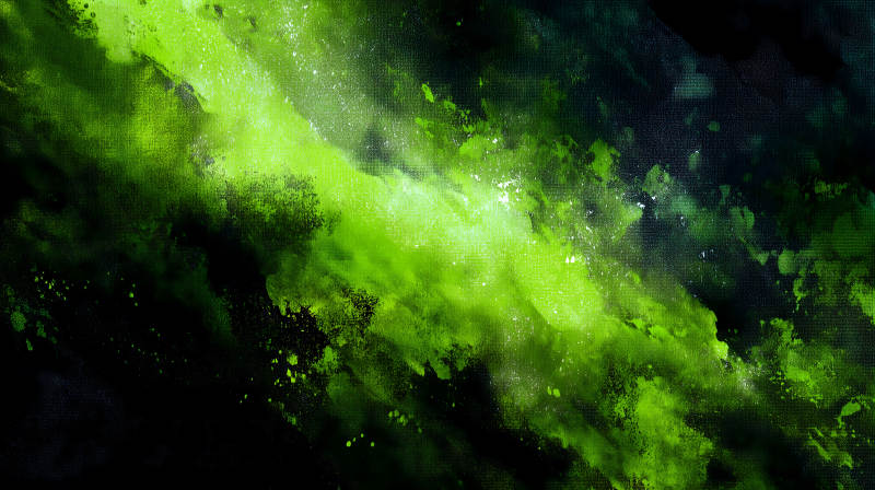 綠色的抽象繪畫-圖片