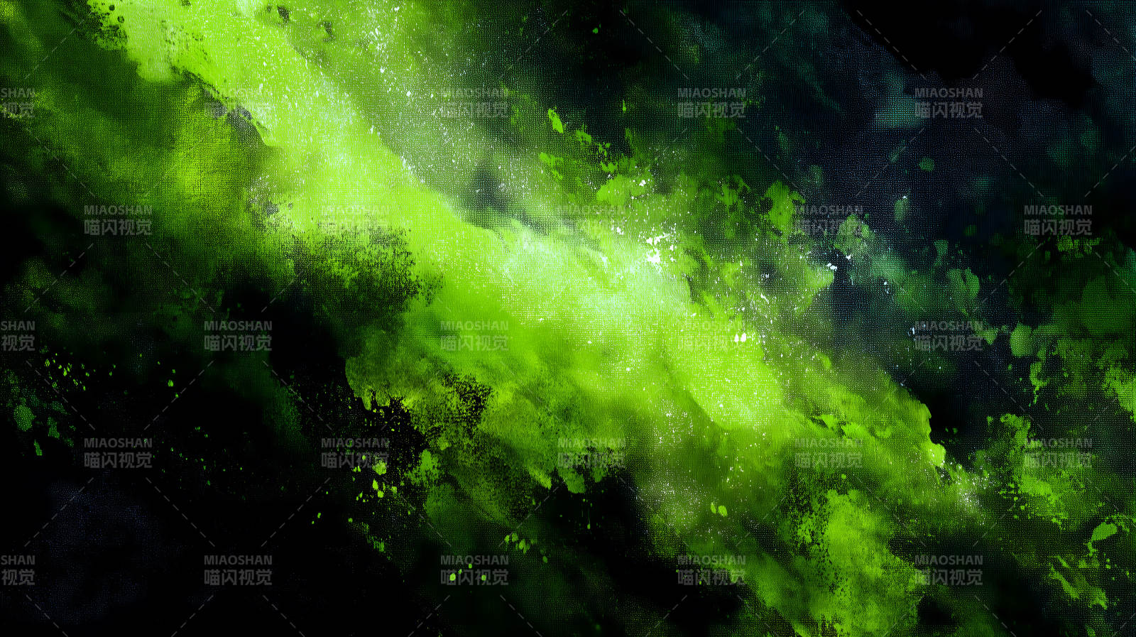 绿色的抽象绘画-图片