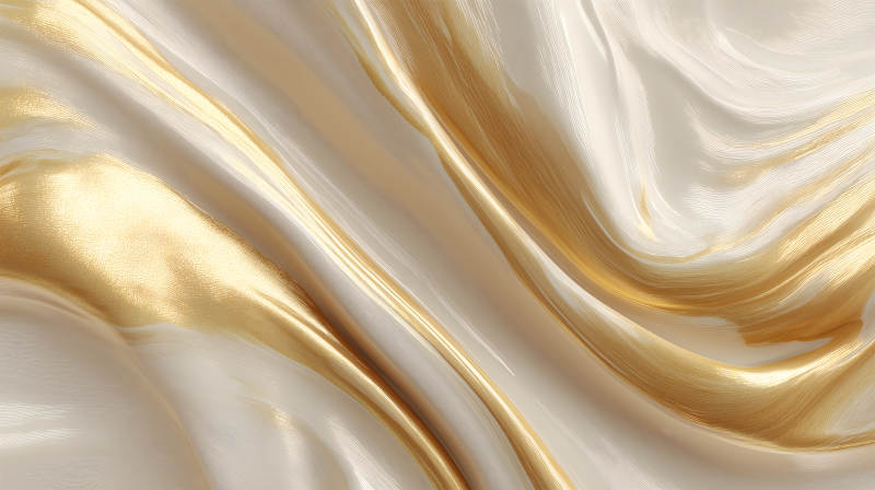 金箔緞面交織呈現光影流動-圖片