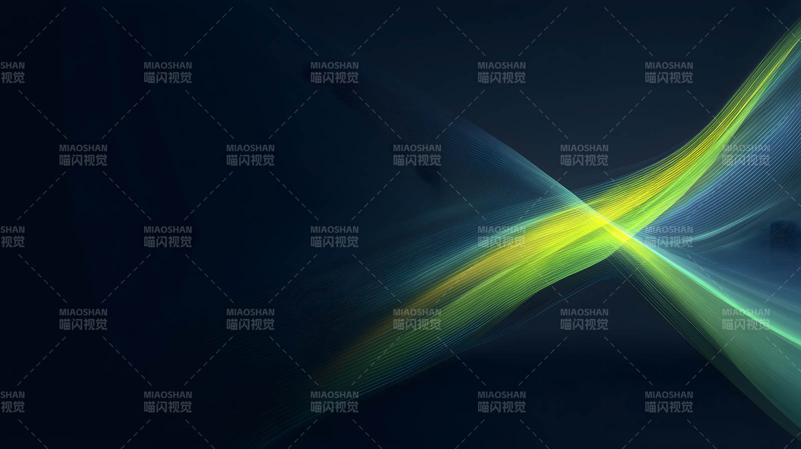 抽象线条交织光影流动-图片