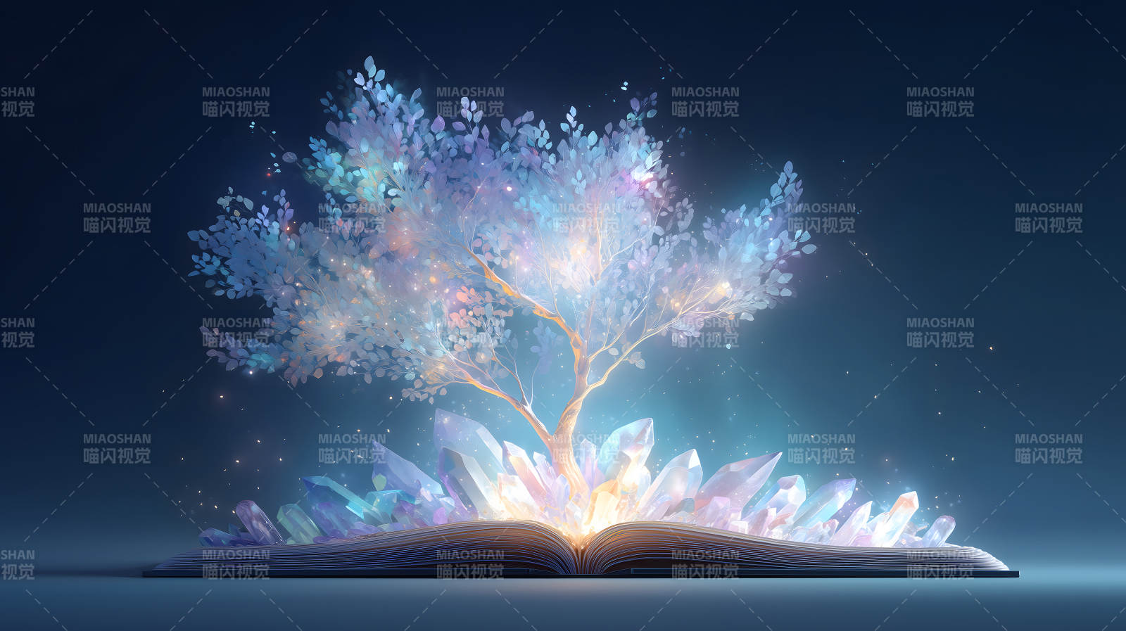 知识之树绽放光芒-图片