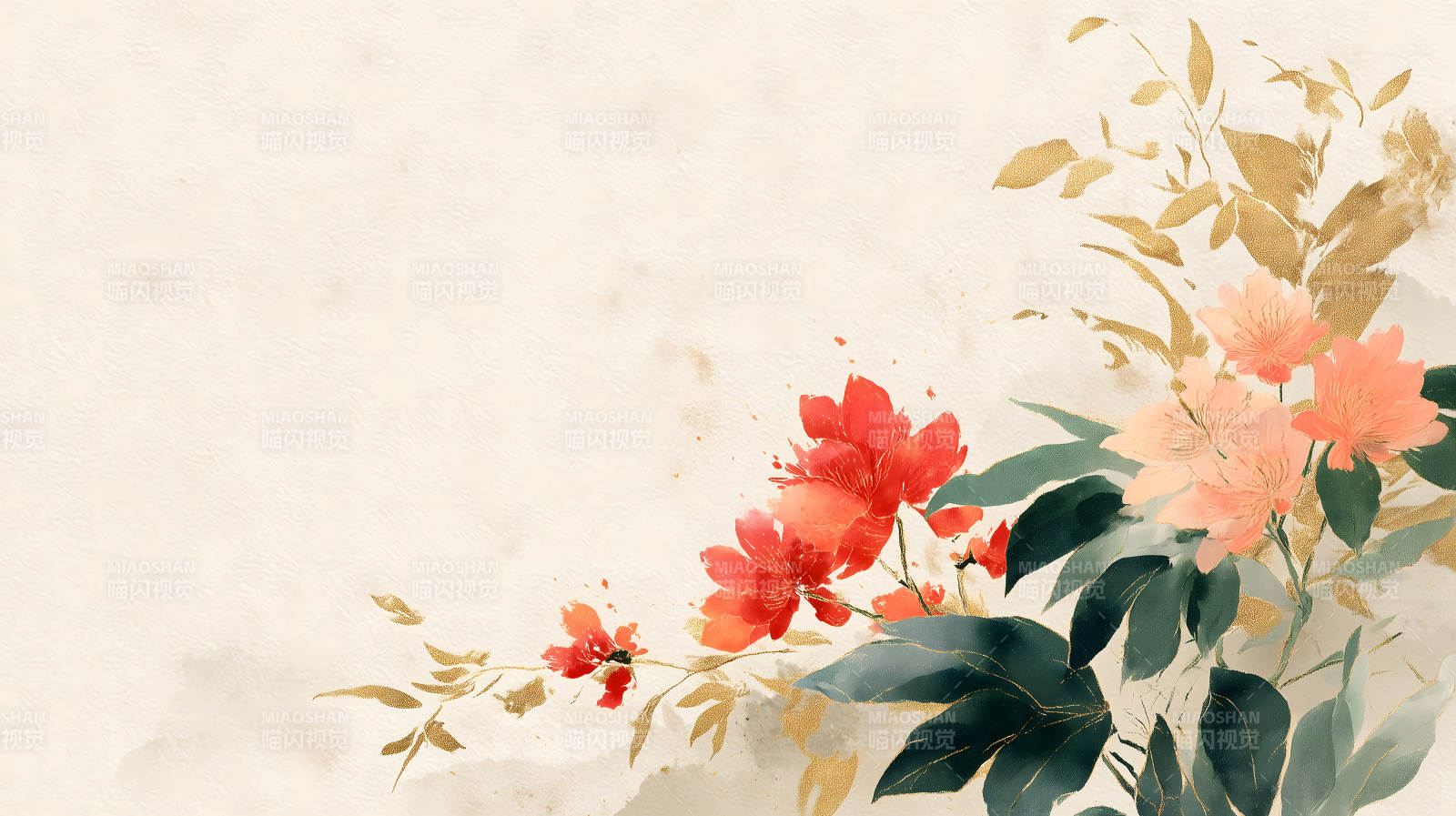 水彩花卉藝術(shù)設(shè)計-圖片