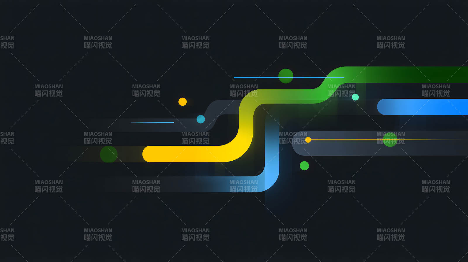 抽象線條與色彩的視覺呈現-圖片