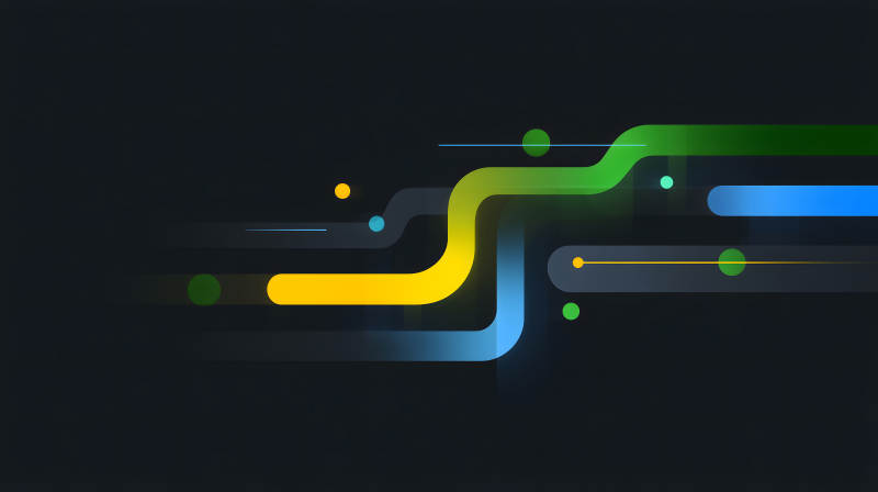 抽象線條與色彩的視覺呈現-圖片