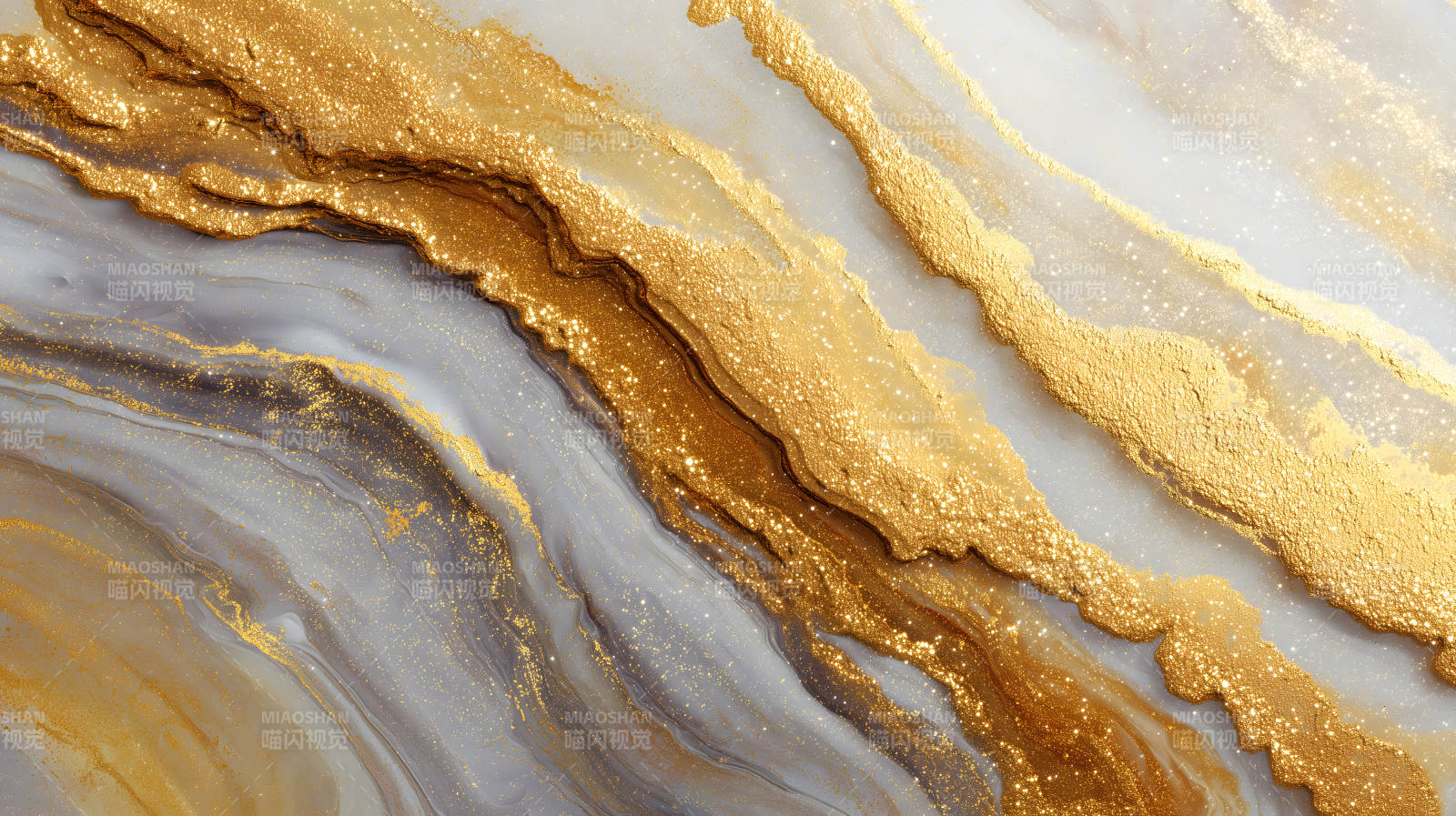金色紋理大理石抽象藝術(shù)-圖片