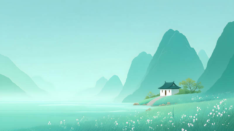 水墨山水意境悠远清新怡人-图片