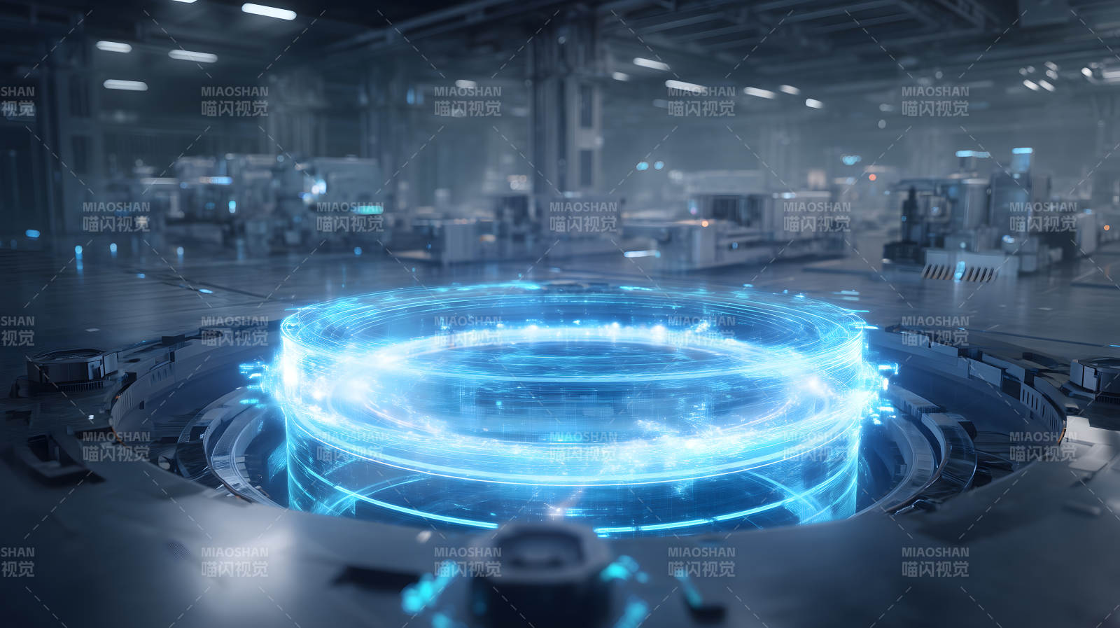 未来科技工厂蓝光装置-图片