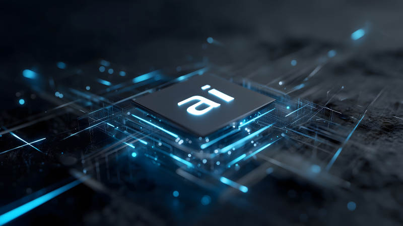 人工智能芯片概念圖-圖片