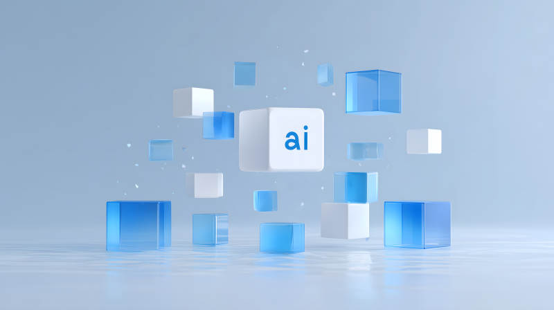 AI技術立方體藝術設計-圖片