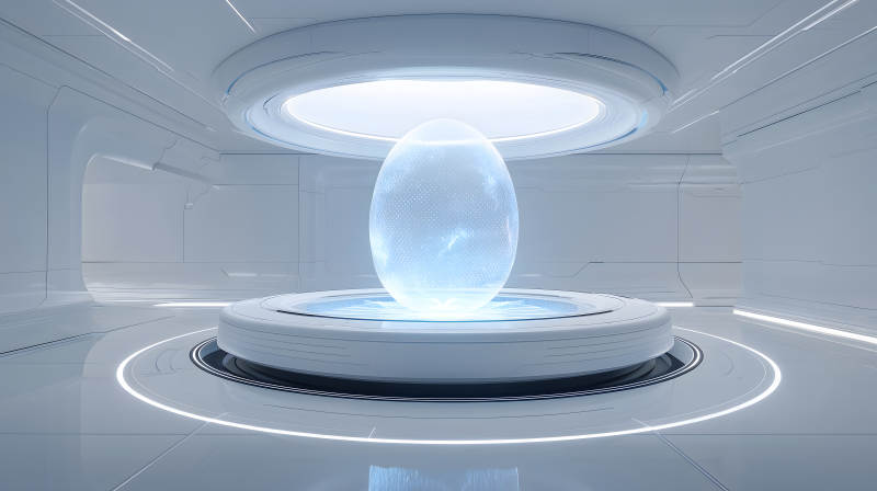 未來科技實驗室里的神秘裝置-圖片