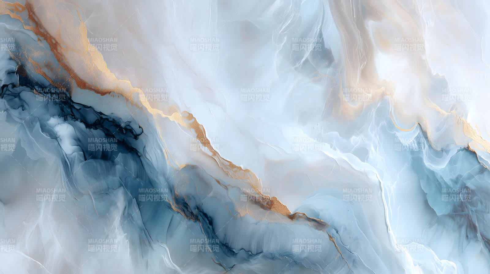 水墨暈染質感抽象藝術作品圖片