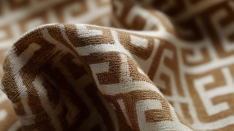 棕色面料特寫-圖片