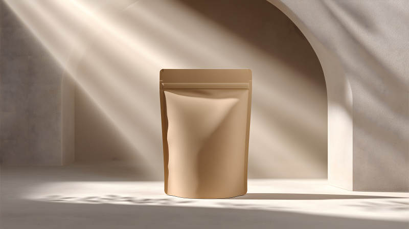 簡潔的包裝袋場景設計-圖片