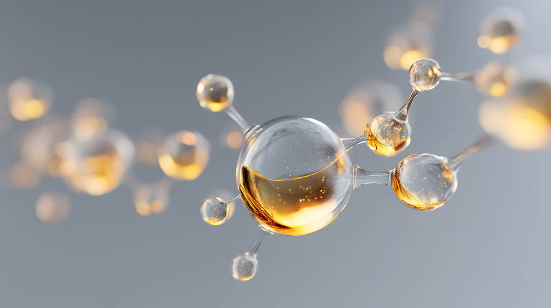 分子結(jié)構(gòu)圖液體狀物質(zhì)-圖片