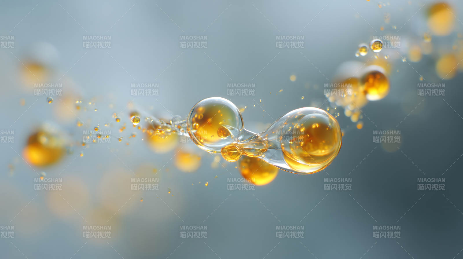 抽象液體球體藝術創作-圖片