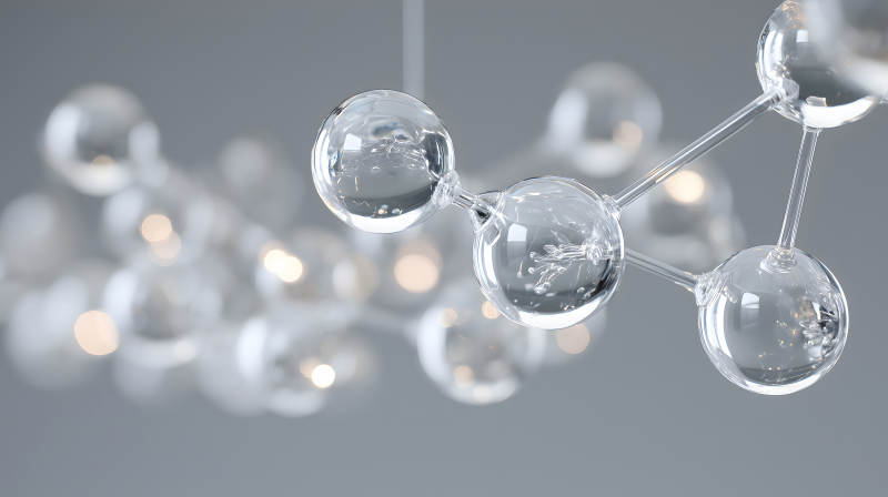 分子燈具的特寫鏡頭-圖片