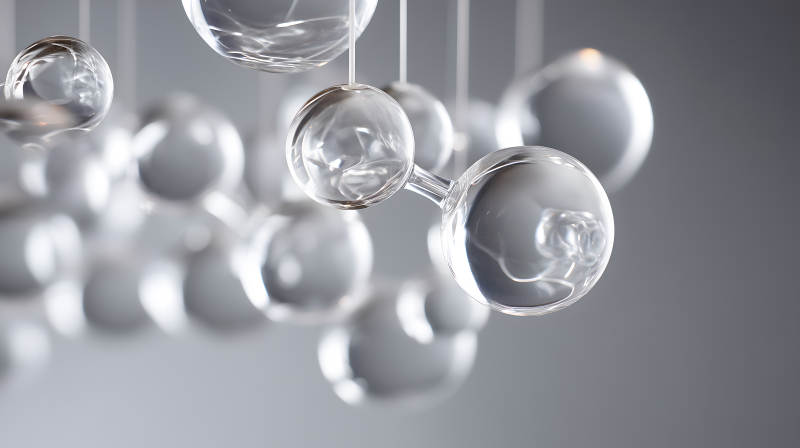 透明燈飾藝術品懸掛設計-圖片