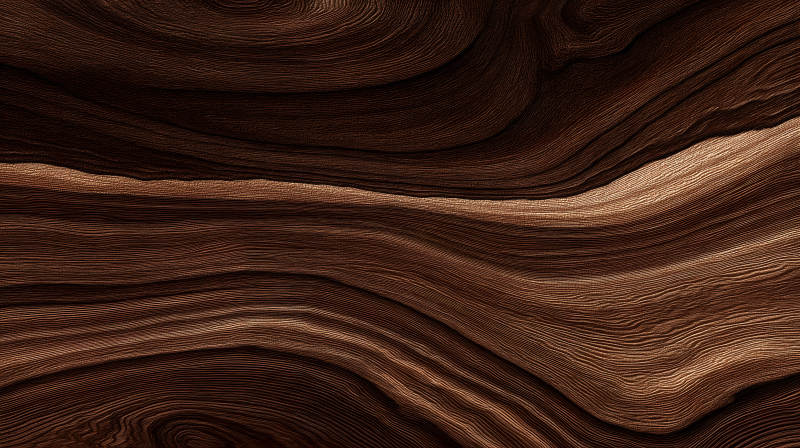 深棕色木紋特寫紋理質感-圖片