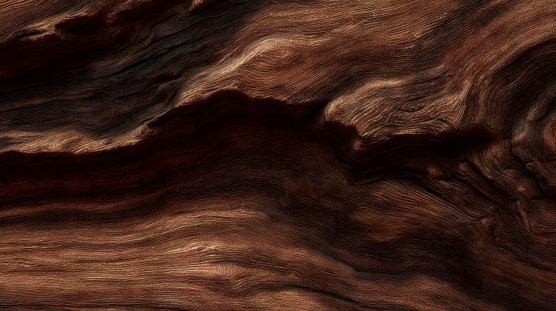 木質紋理質感特寫深棕色-圖片