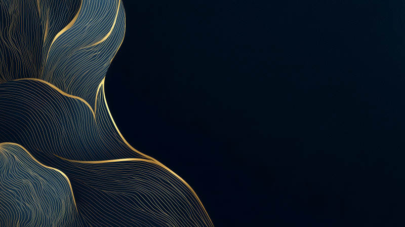 抽象线条背景金色纹理-图片