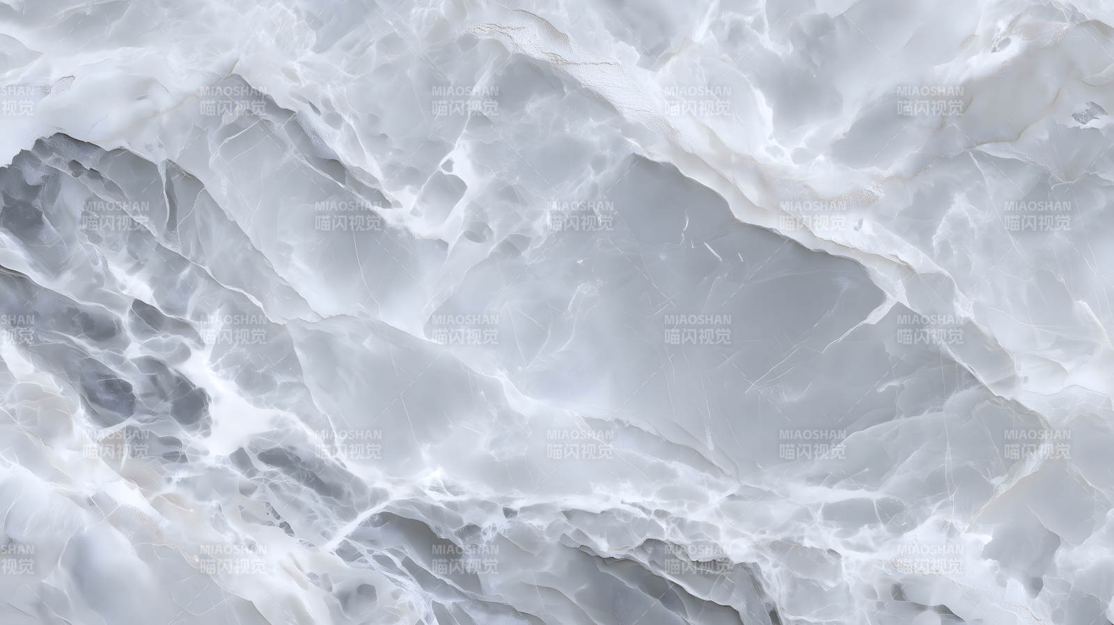 淡蓝色大理石纹理特写-图片