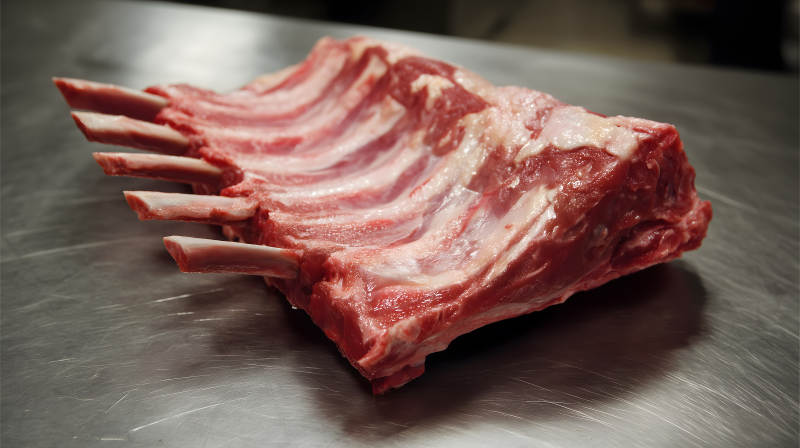 排骨特写鲜嫩多汁-图片