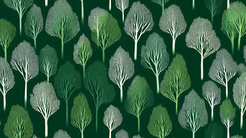 绿色森林树木图案-图片