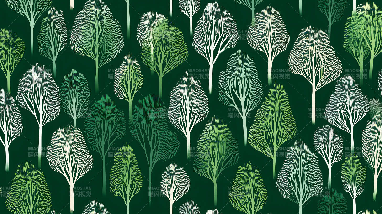 綠色森林樹木圖案圖片