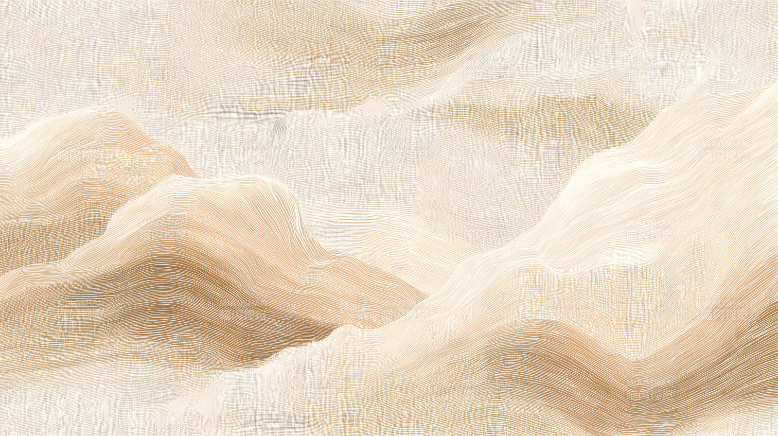 沙丘纹理的抽象风景画-图片