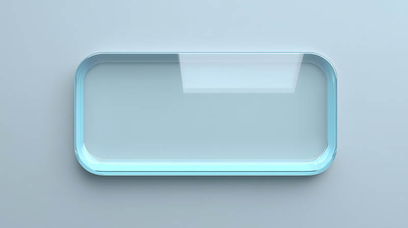 蓝色矩形框内有反射光-图片