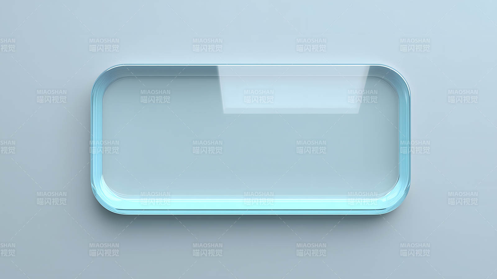 蓝色矩形框内有反射光-图片