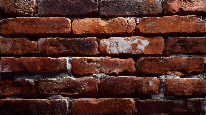 砖墙特写色彩斑驳纹理丰富-图片