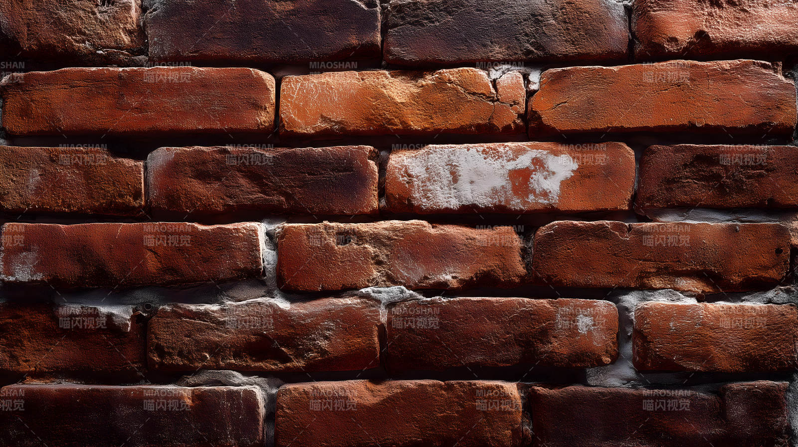磚墻特寫色彩斑駁紋理豐富圖片