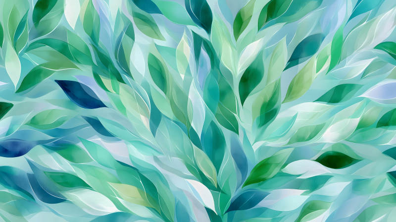 抽象叶子构成清新的背景-图片