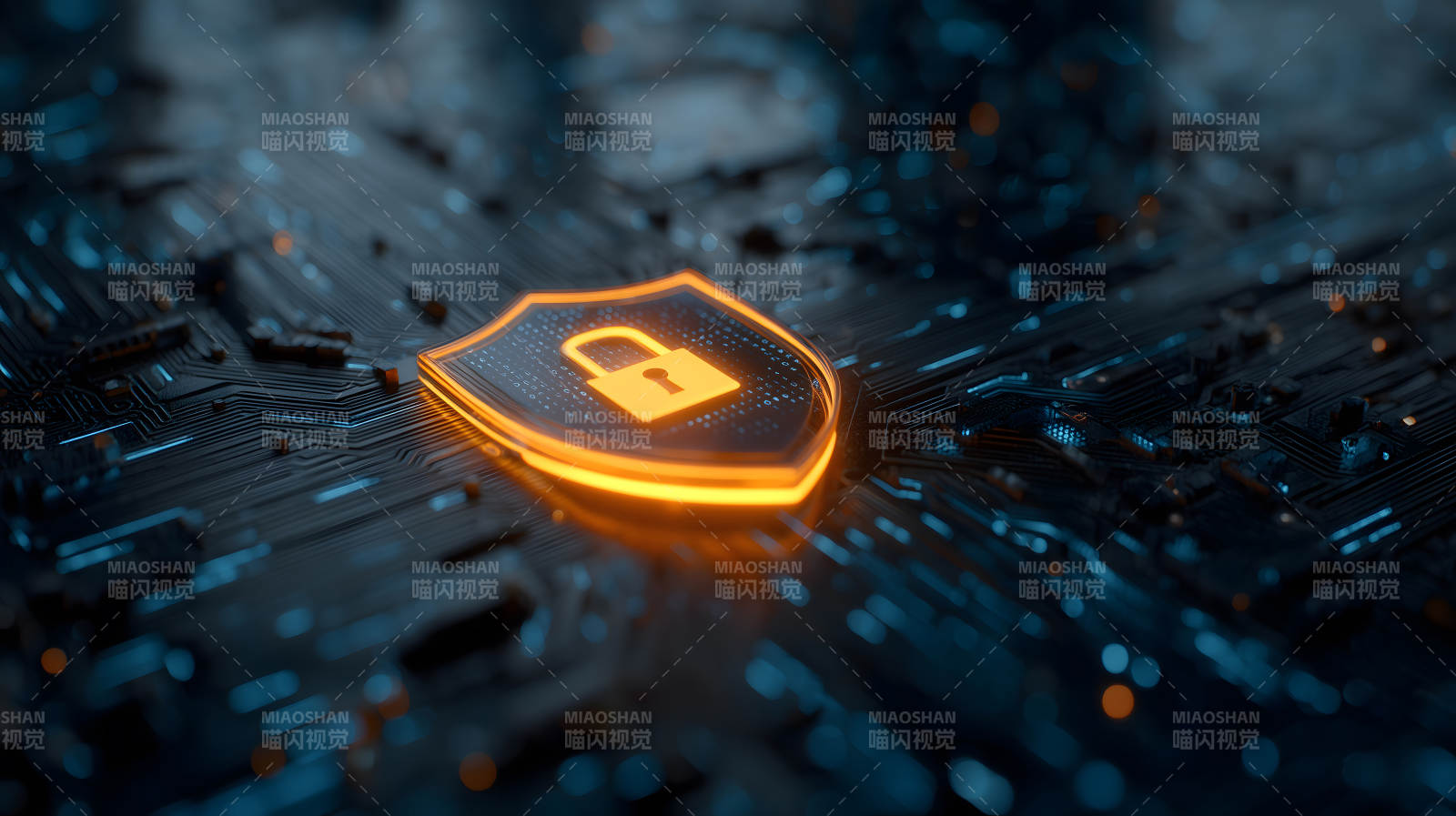 網絡安全鎖保護電路板-圖片