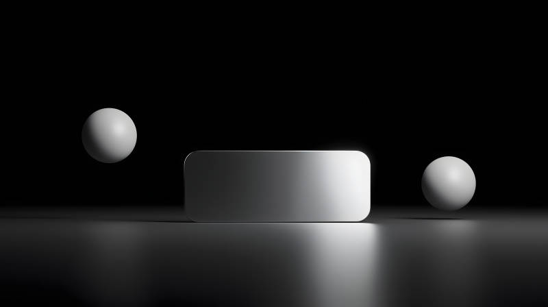 簡約靜物設計幾何圖形光影-圖片