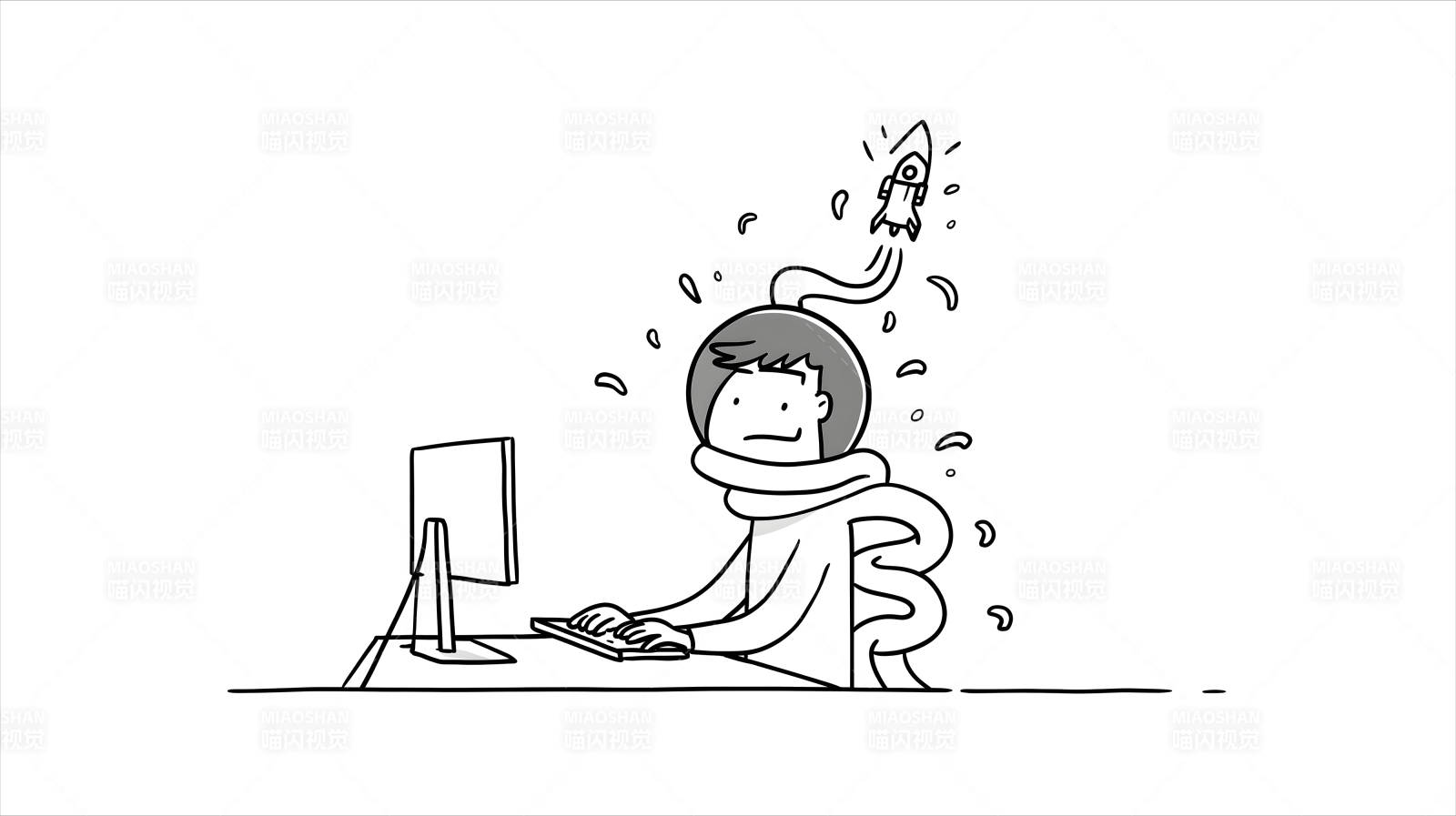 程序员发射火箭程序成功-图片