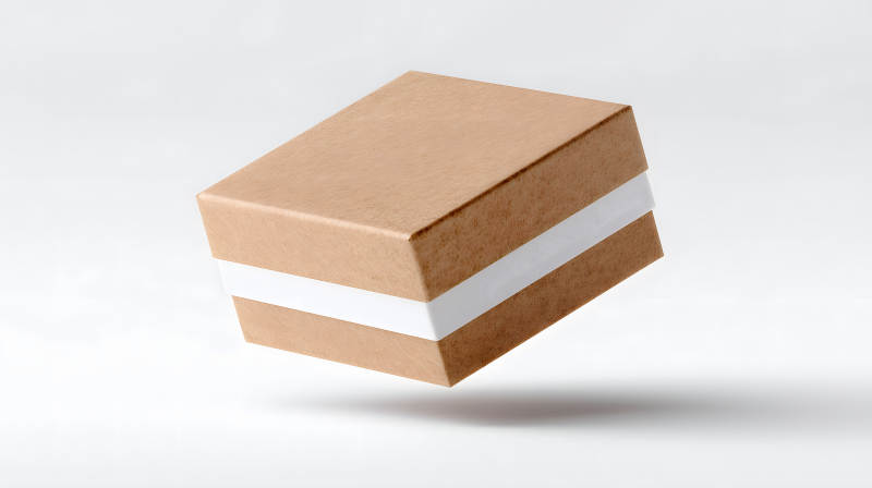 悬浮的包装盒-图片