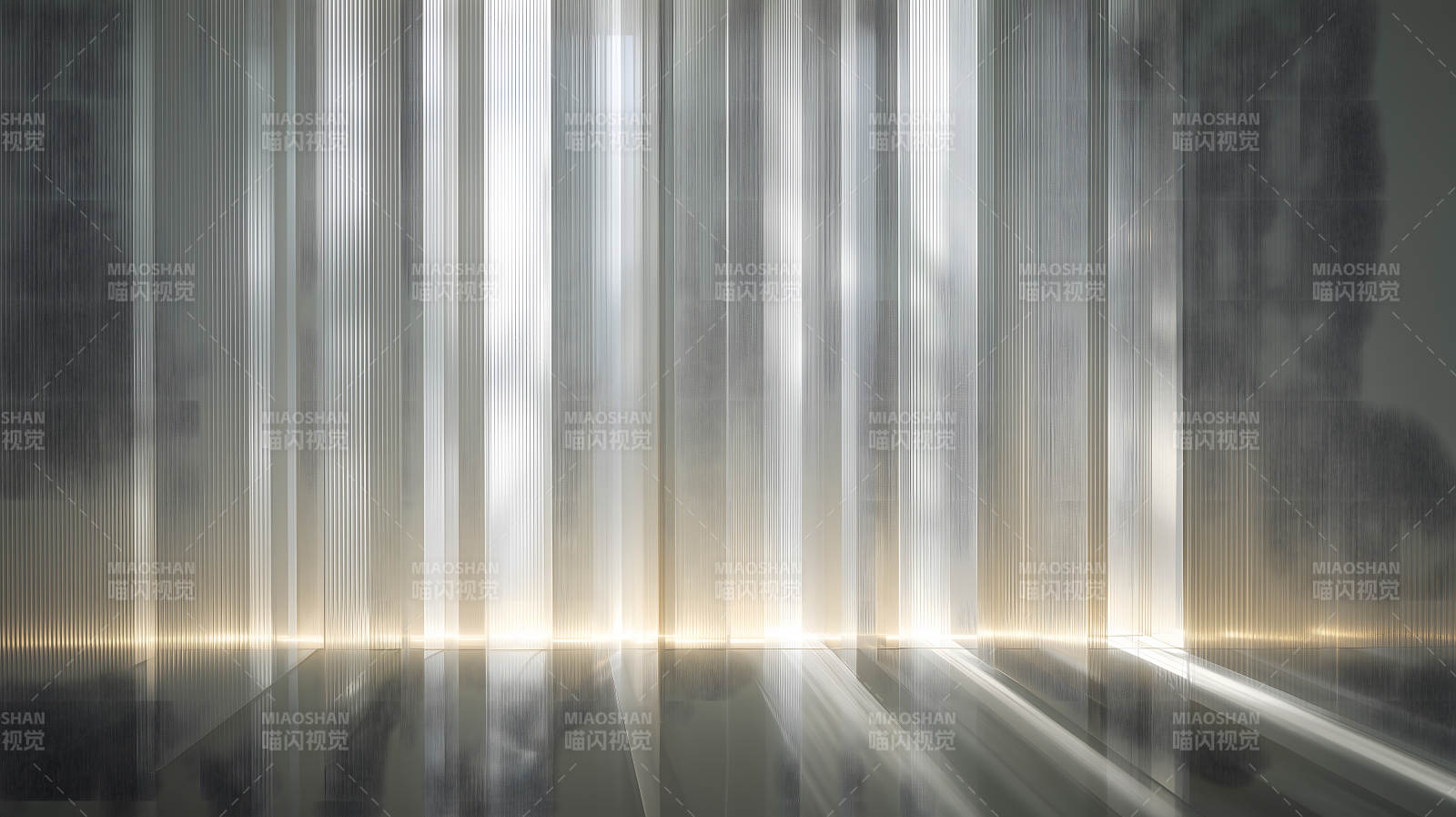 豎條紋光影空間圖片