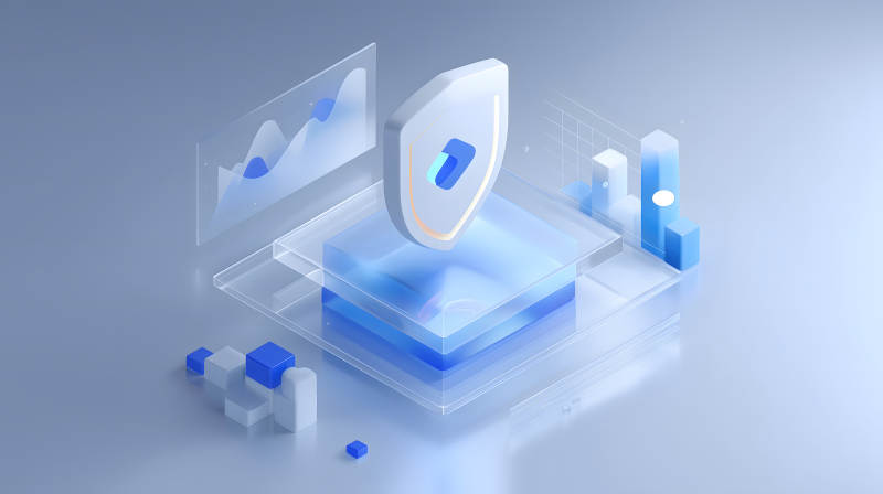 科技感十足的數據安全防護-圖片