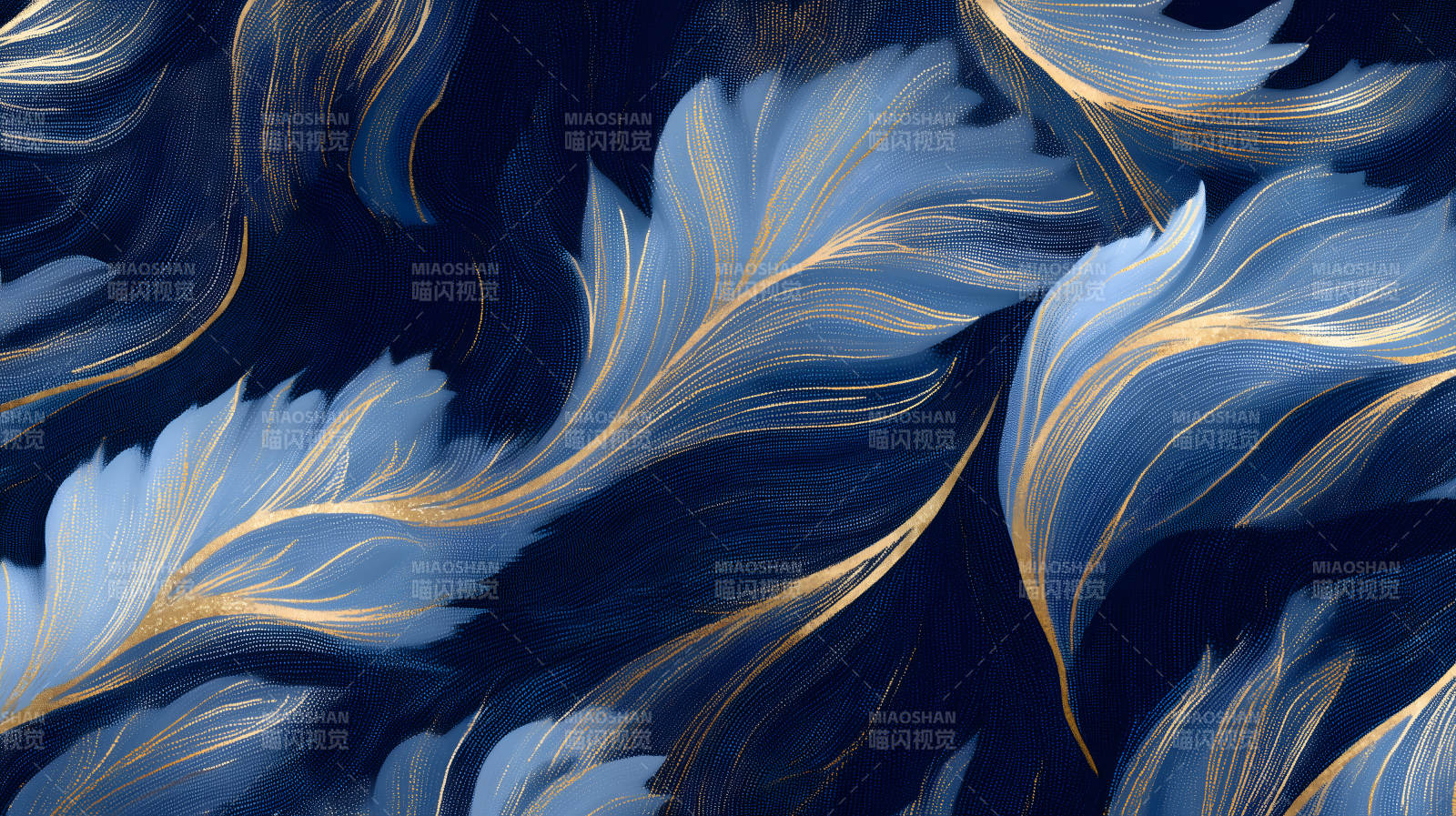 藍(lán)羽金線綻放光彩-圖片